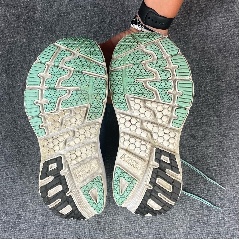 HOKA One One W Bondi 5 Blue Athletic Running Shoes size: 10 - Picture 10 of 11